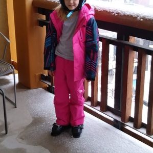 'The North Face' snow suit for girls